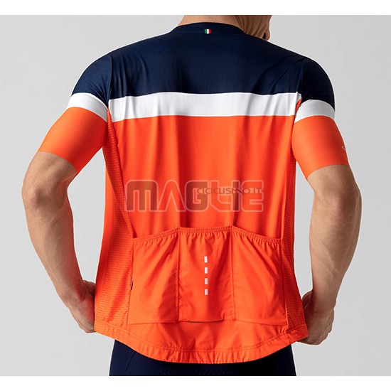 Maglia La Passione Manica Corta 2019 Blu Bianco Arancione